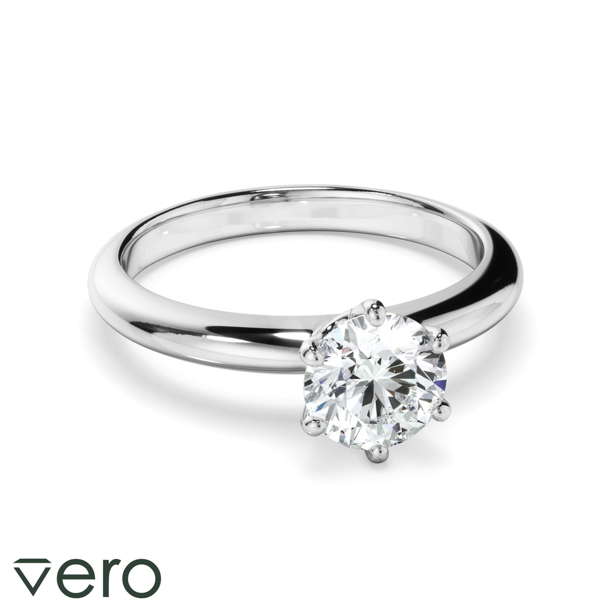 1.50ct Round Brilliant Cut Lab Grown Diamond Ring