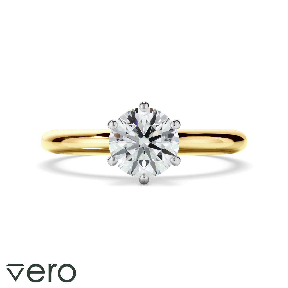 1.50ct Round Brilliant Cut Lab Grown Diamond Ring