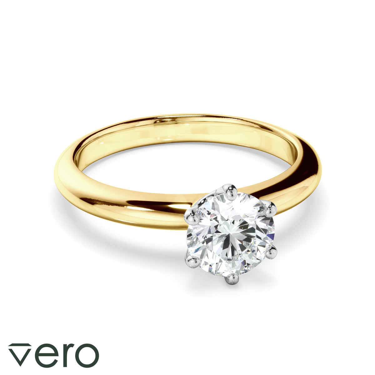 1.50ct Round Brilliant Cut Lab Grown Diamond Ring