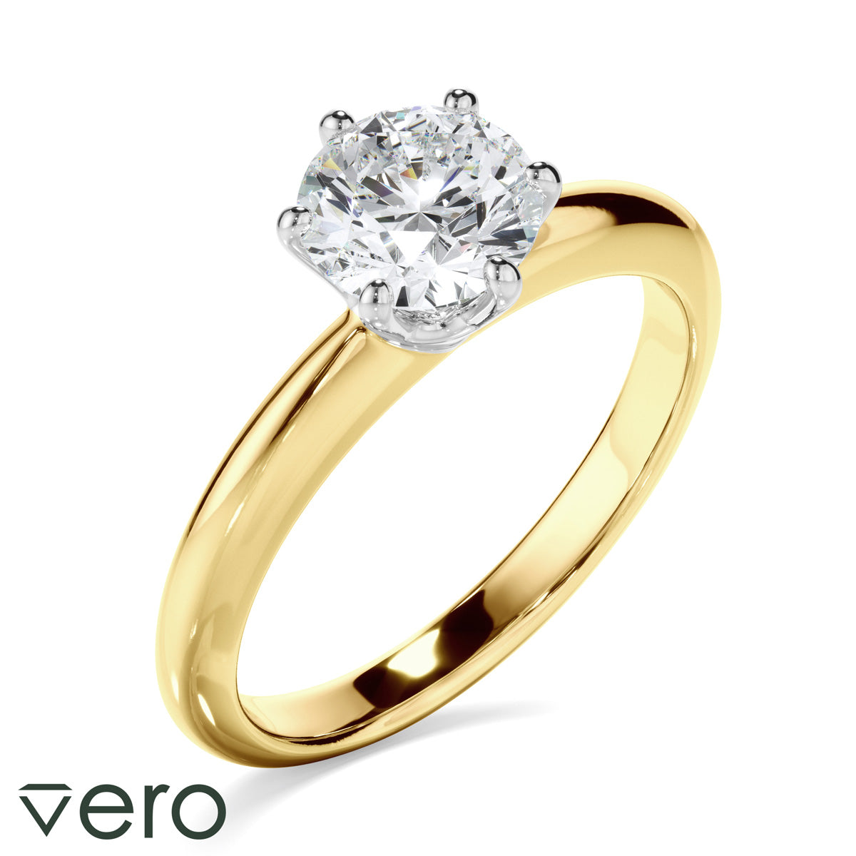 1.50ct Round Brilliant Cut Lab Grown Diamond Ring