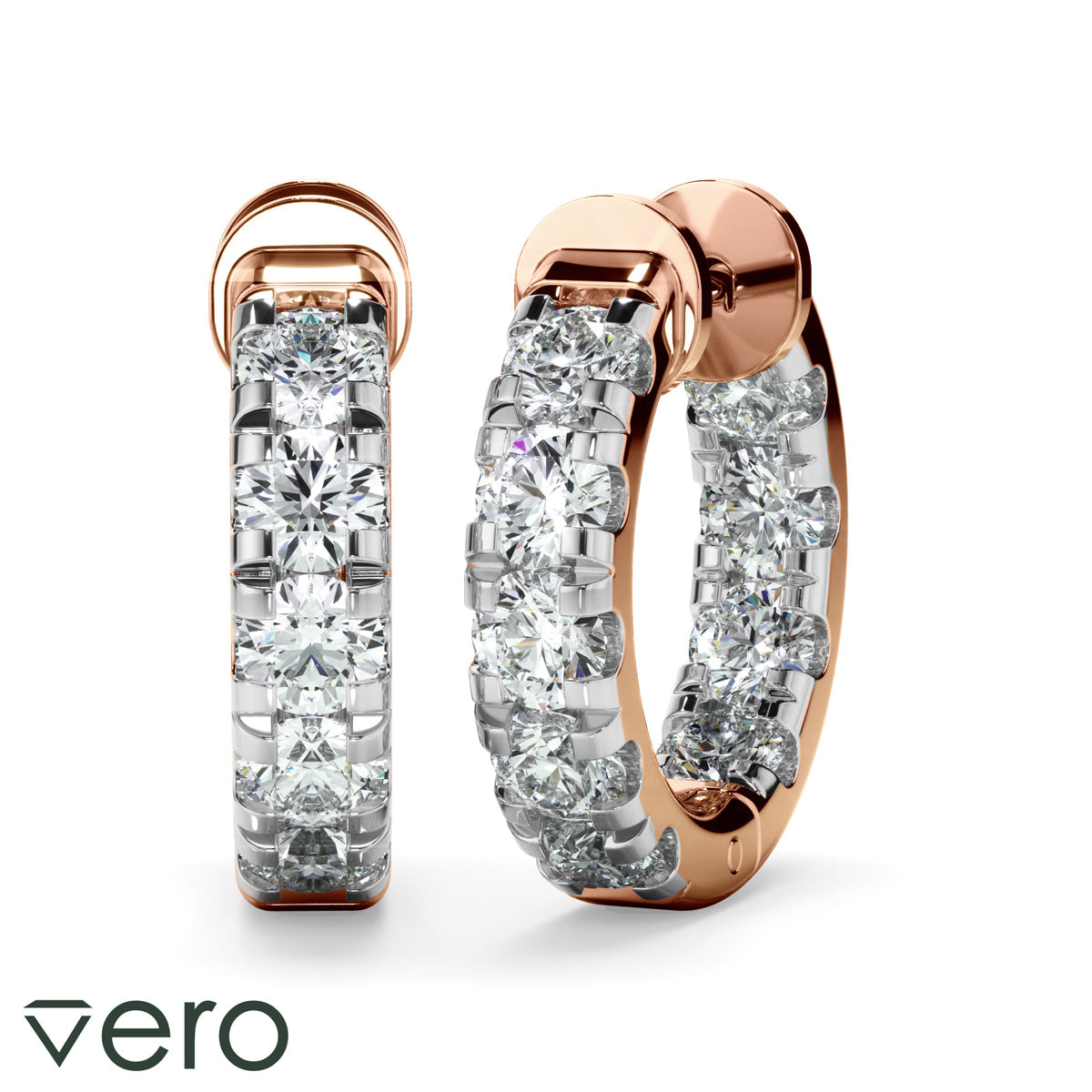 1.75ct Lab Grown Diamond Huggie Earrings