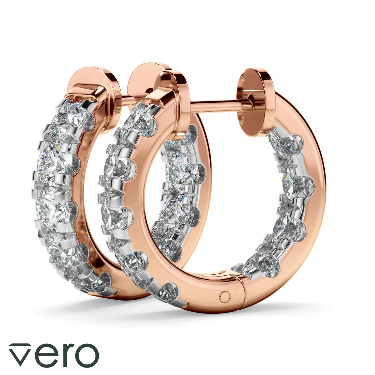 1.75ct Lab Grown Diamond Huggie Earrings