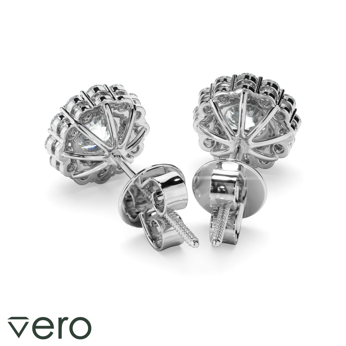 0.45ct Round Brilliant Cut Lab Grown Diamond Stud Earrings