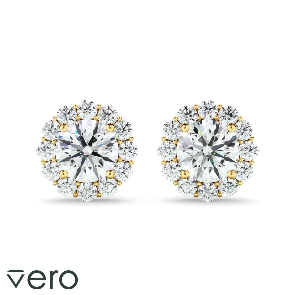 0.45ct Round Brilliant Cut Lab Grown Diamond Stud Earrings