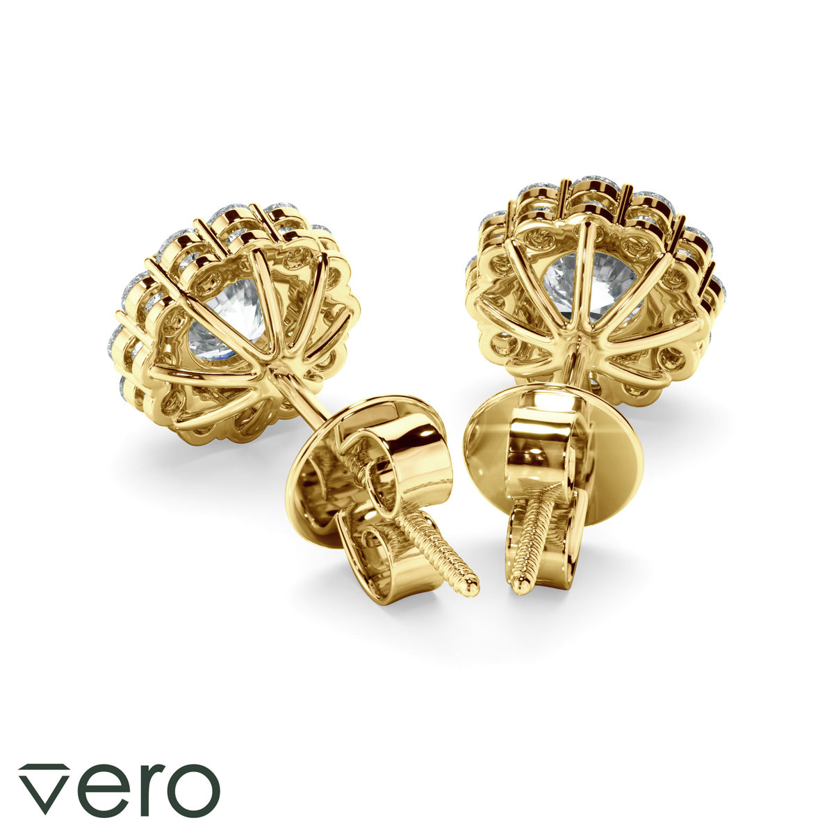 0.45ct Round Brilliant Cut Lab Grown Diamond Stud Earrings