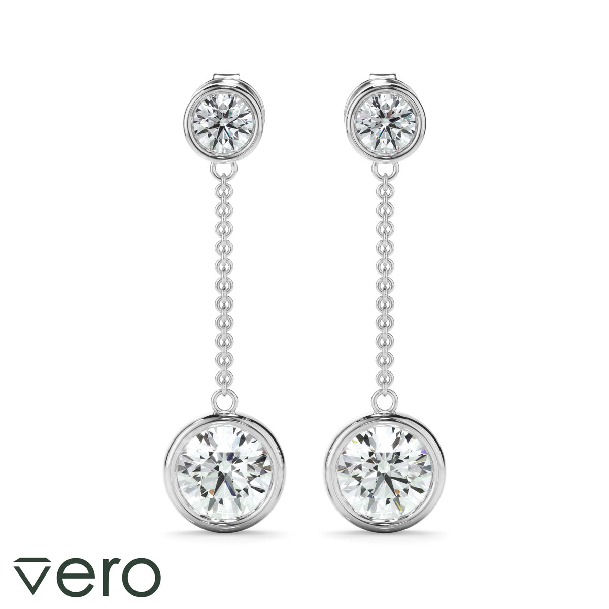 1.50ct Lab Grown Diamond Drop Earrings