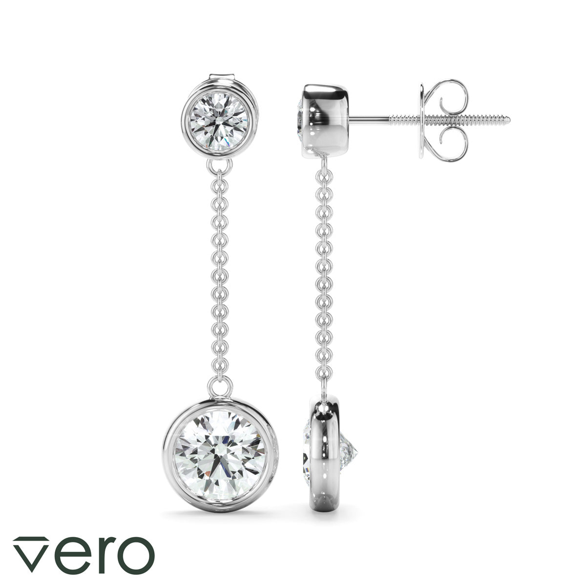 1.50ct Lab Grown Diamond Drop Earrings