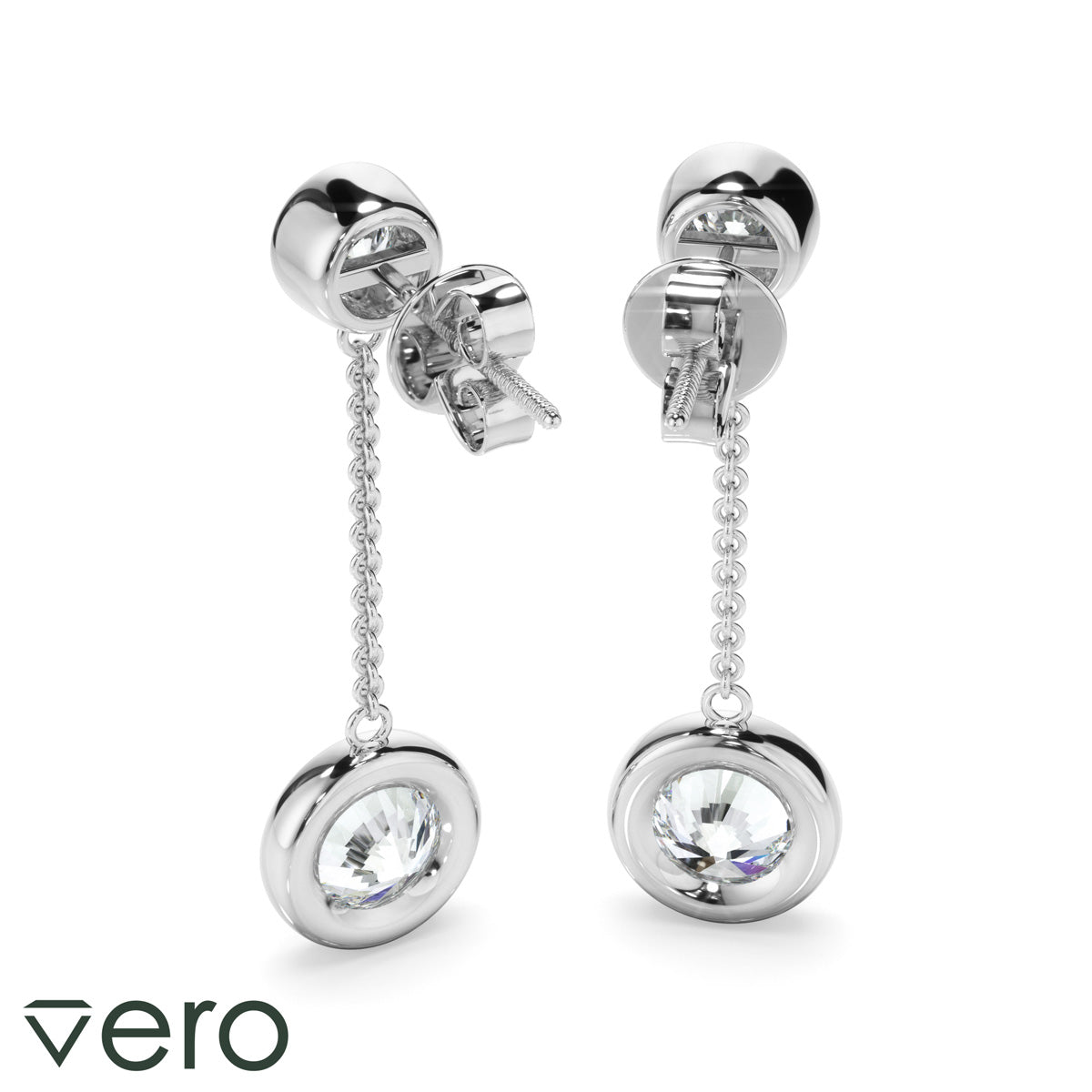 1.50ct Lab Grown Diamond Drop Earrings