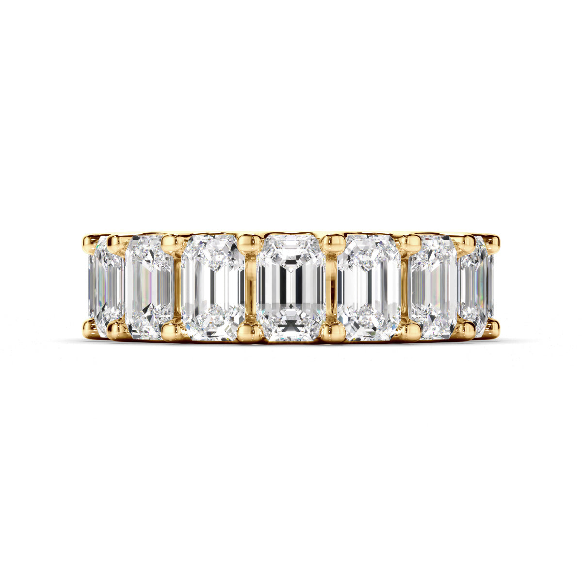 Emerald Cut Diamond Eternity Ring