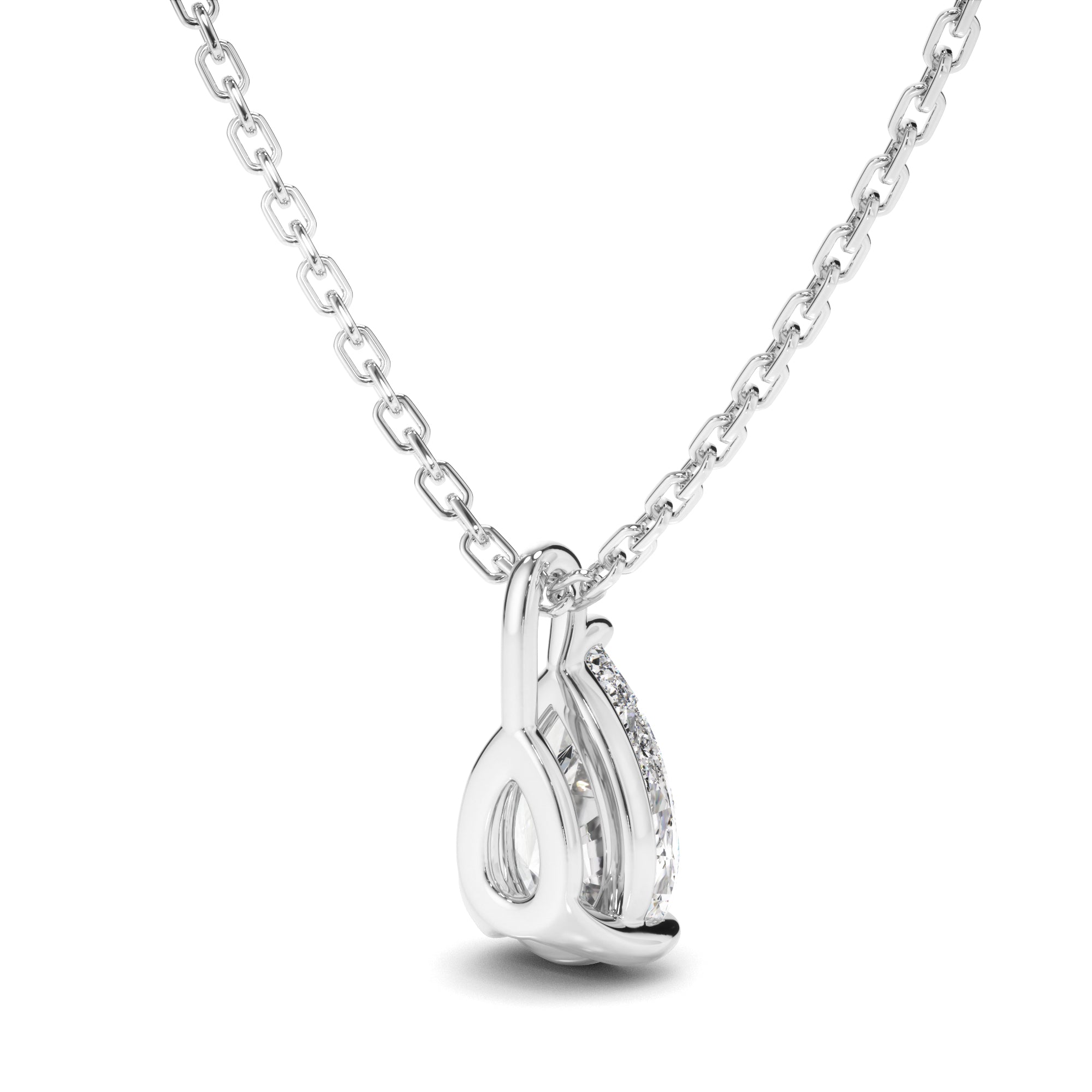 Pear Cut Diamond Pendant
