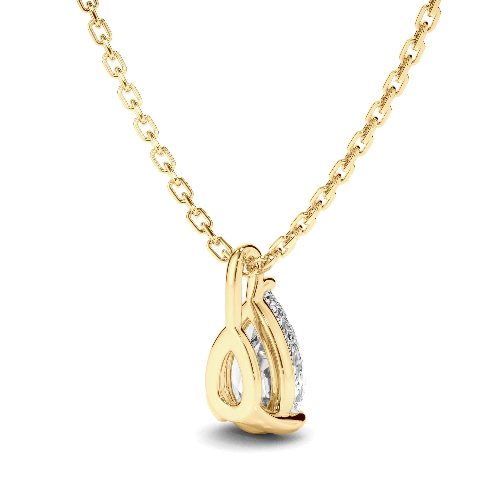 Pear Cut Diamond Pendant