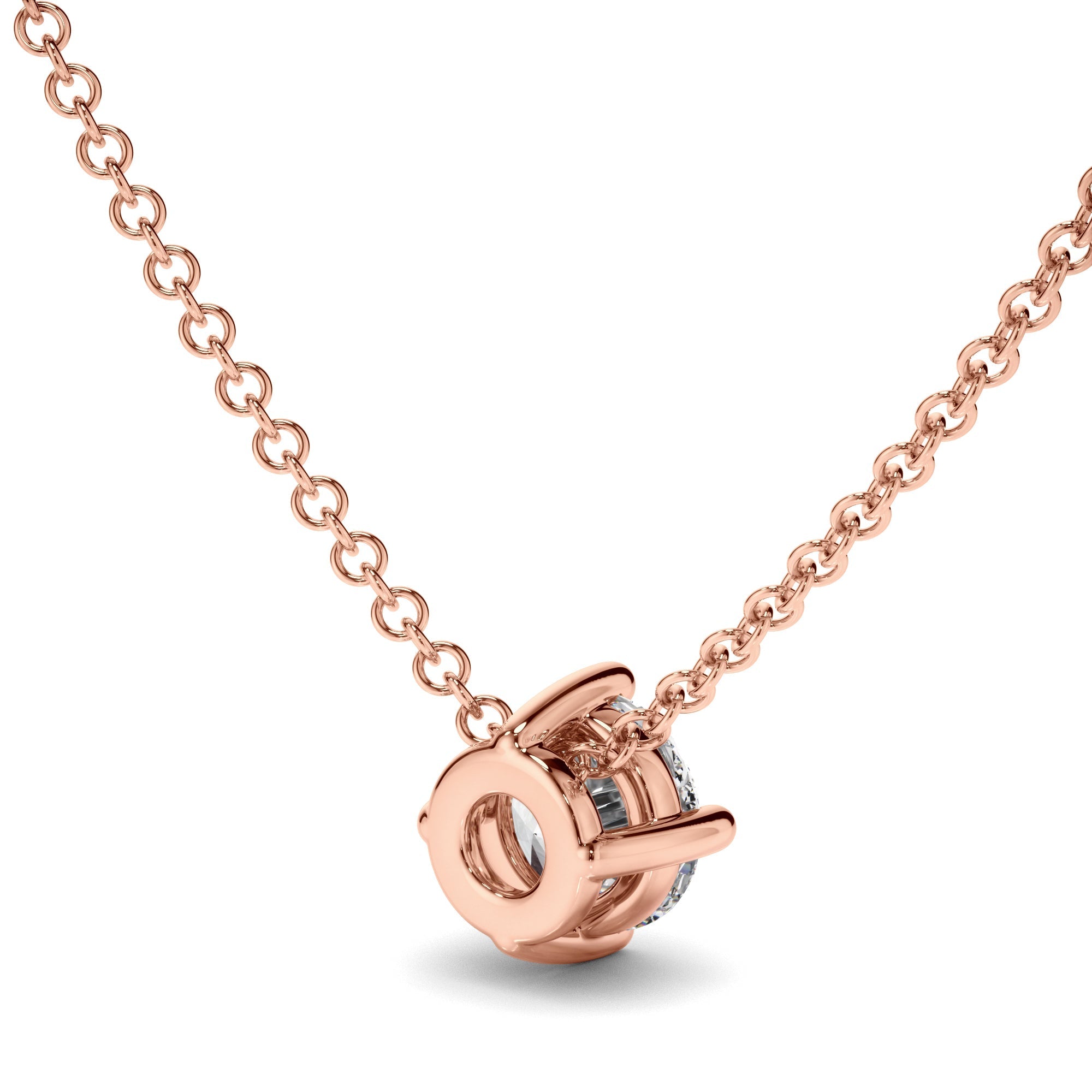 Round Brilliant Cut Diamond Necklet