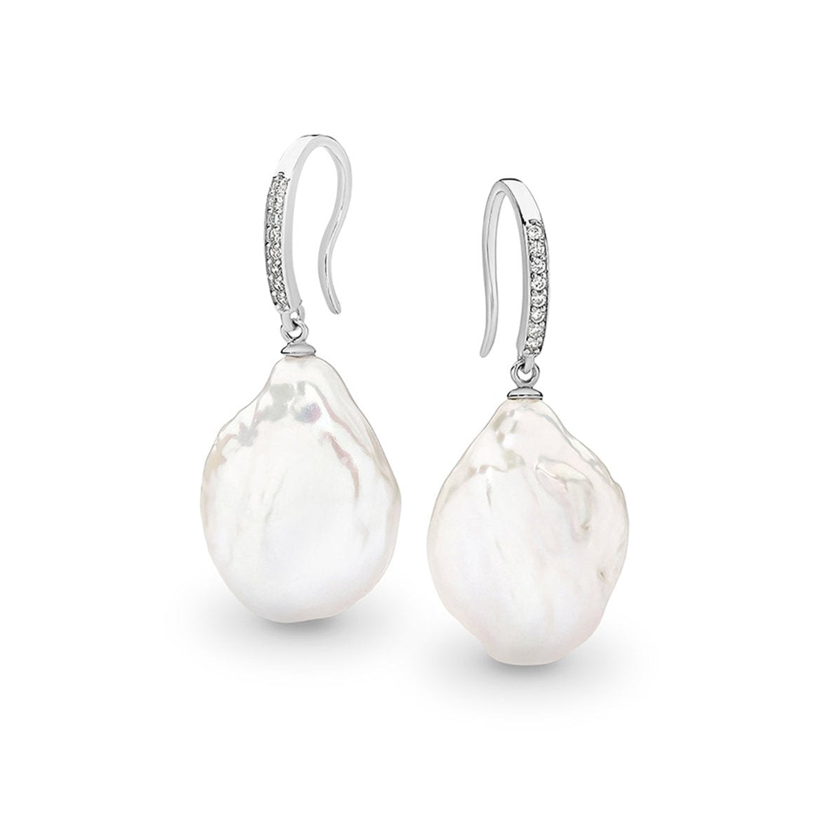 Sterling Silver Clarissa Pearl Earrings