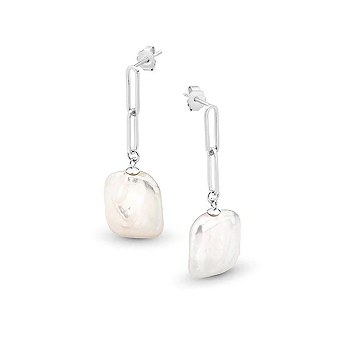 Sterling Silver Regal Links Earrings