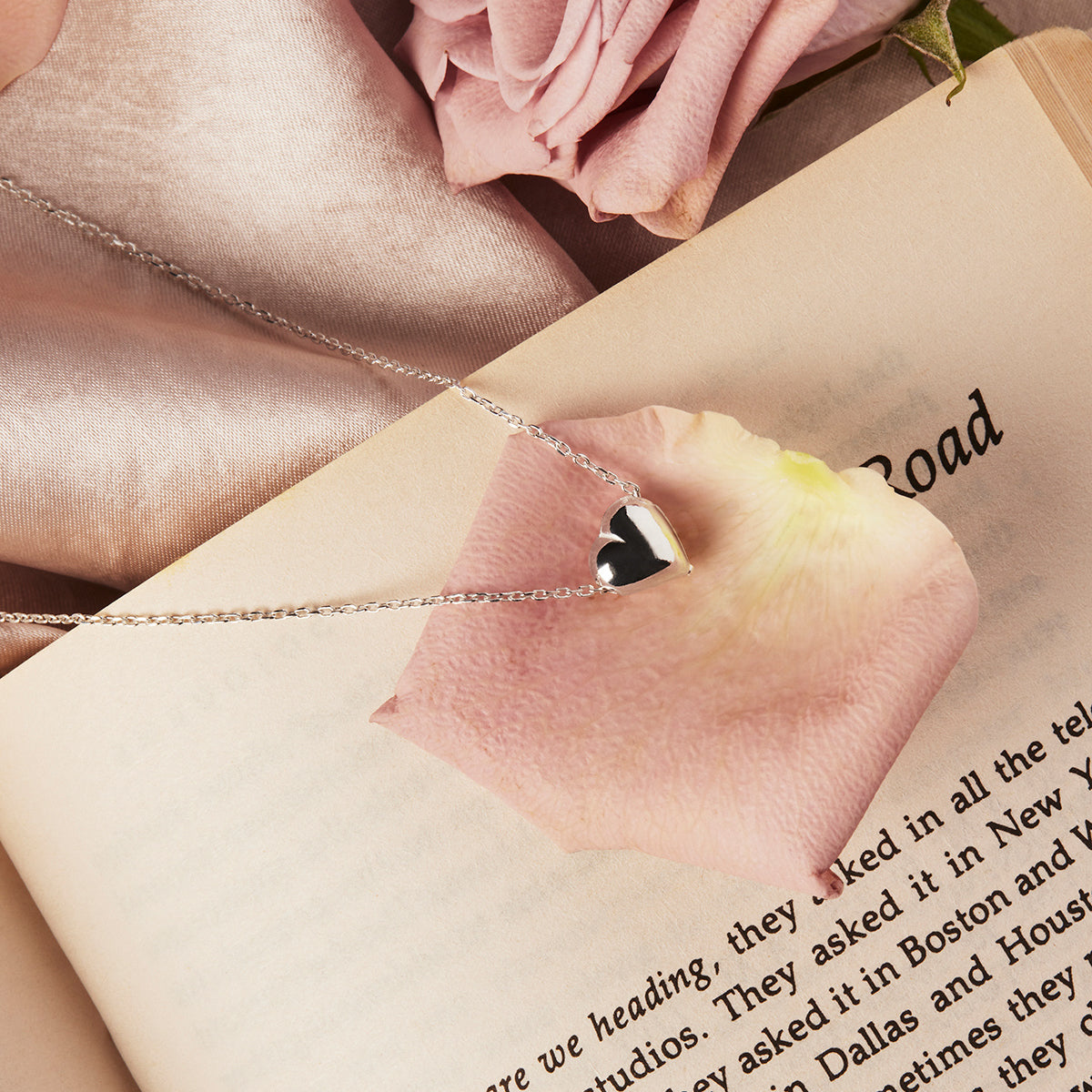 NAJO Amore Silver Charm Necklace (45cm)