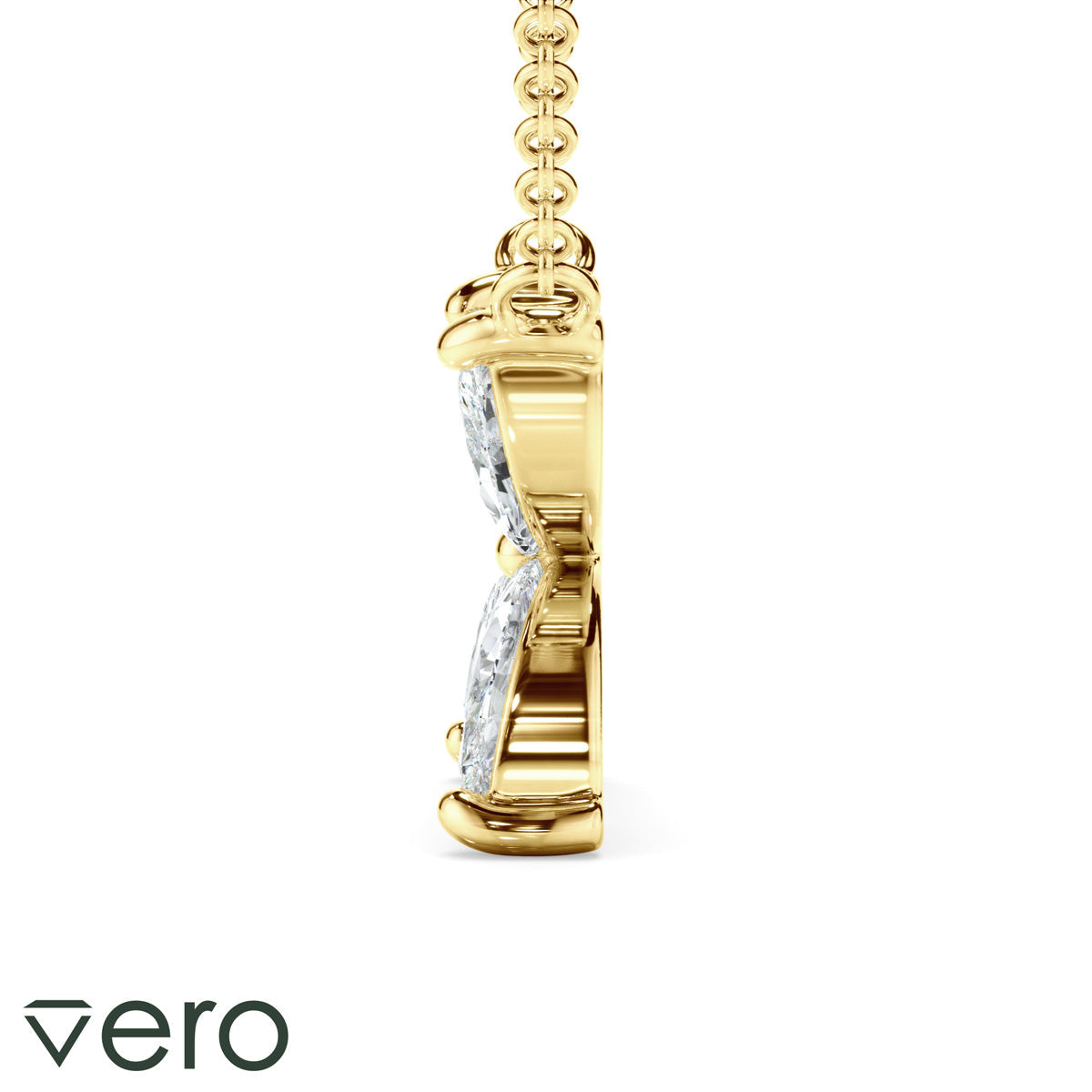 1ct Lab Grown Diamond Flower Necklet