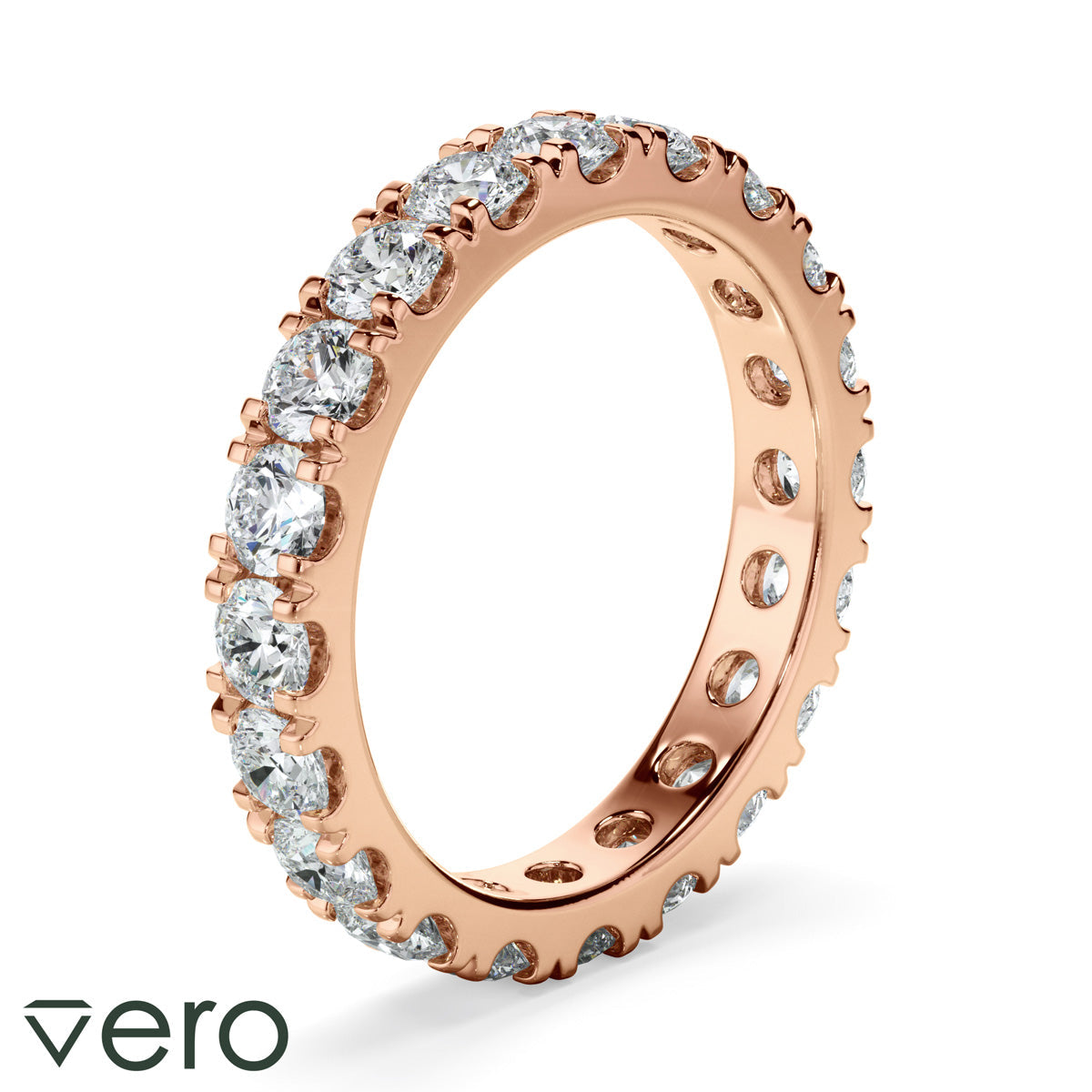 1.9ct Round Brilliant Cut Lab Grown Diamond Anniversary Ring