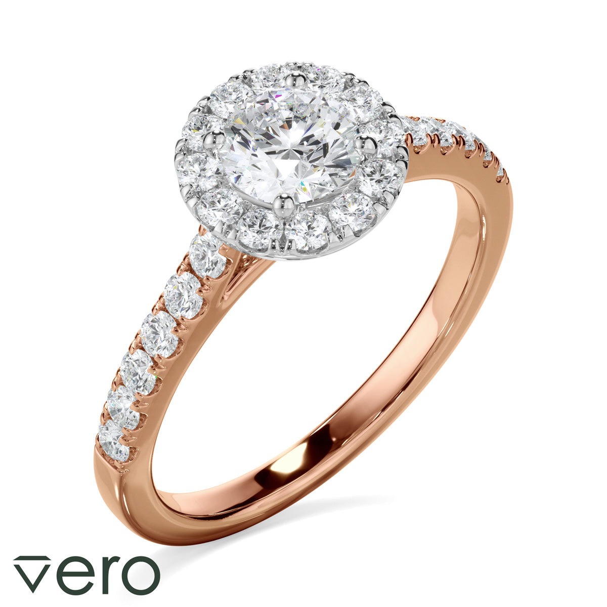 0.90ct Round Brilliant Cut Lab Grown Diamond Ring