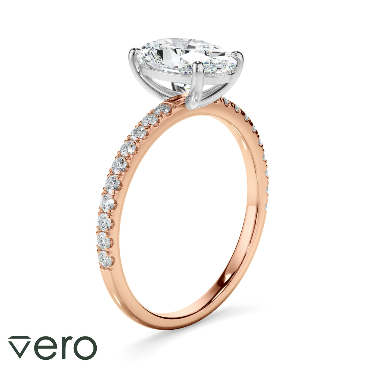 1.70ct Oval Cut Lab Grown Diamond Ring