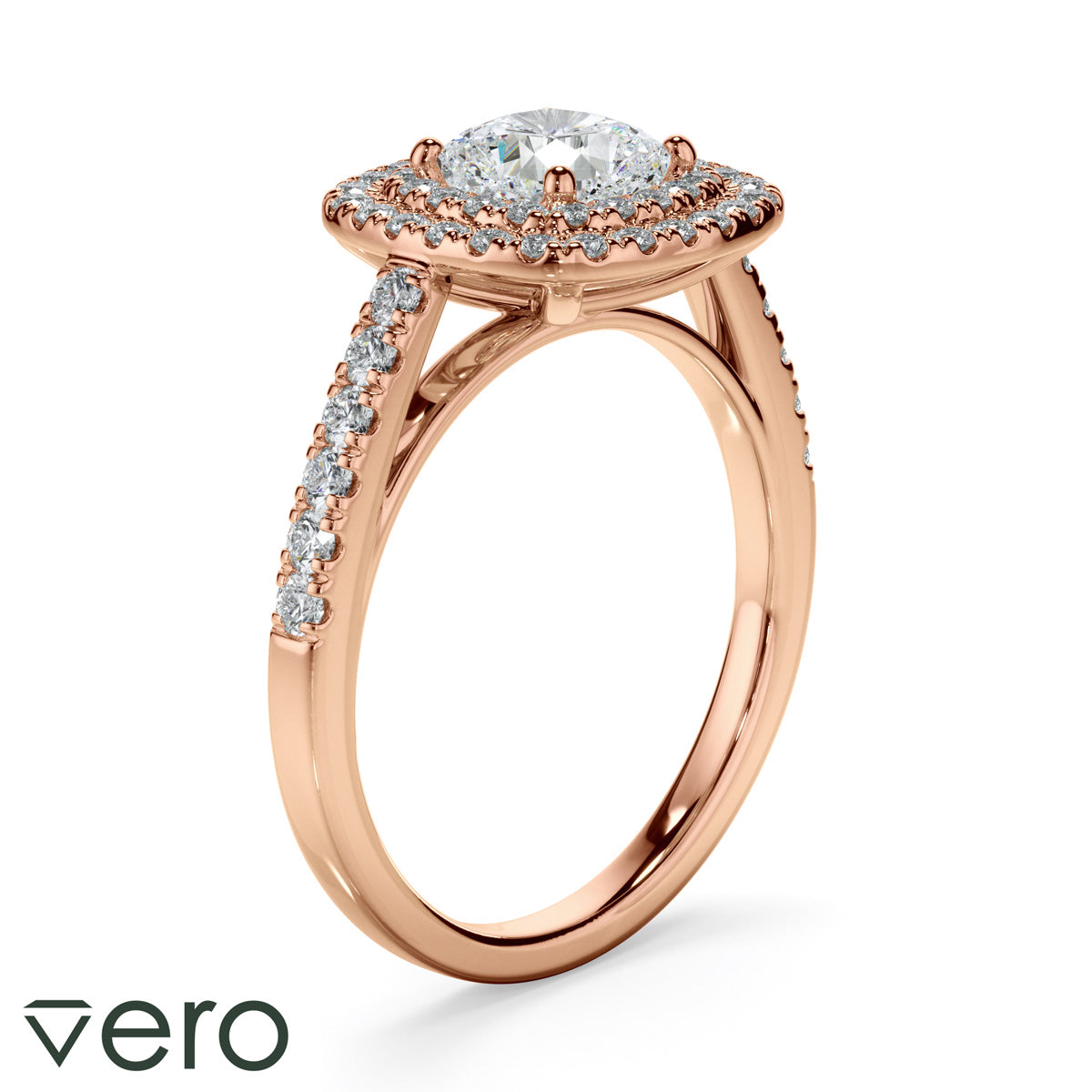 1.45ct Cushion Cut Lab Grown Diamond Ring