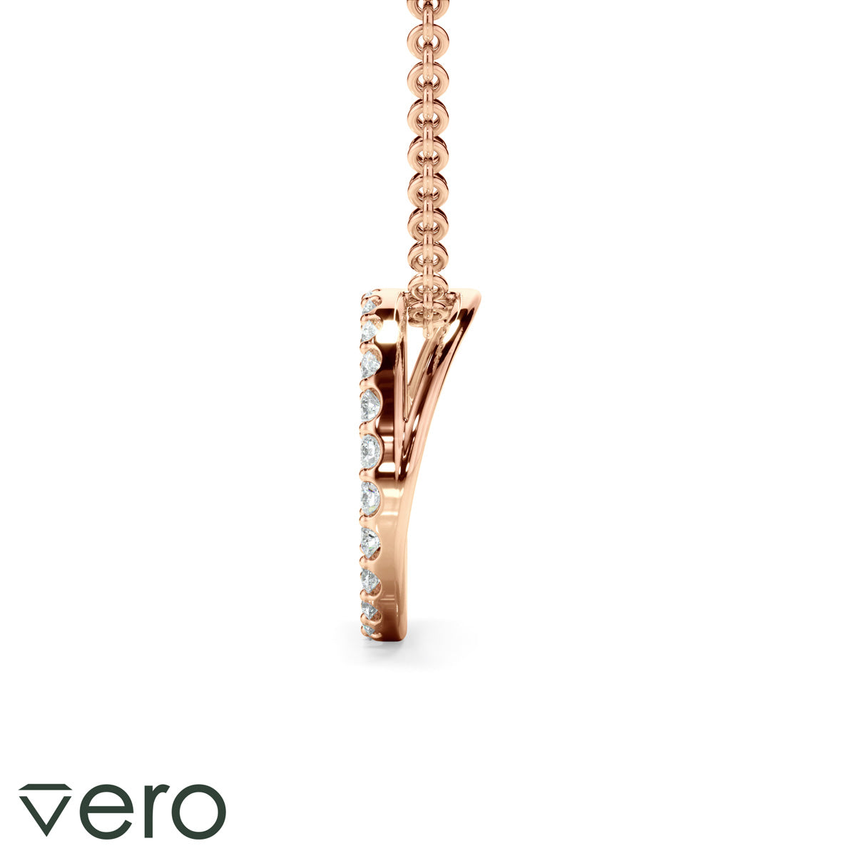 0.25ct Lab Grown Diamond Circle Necklet