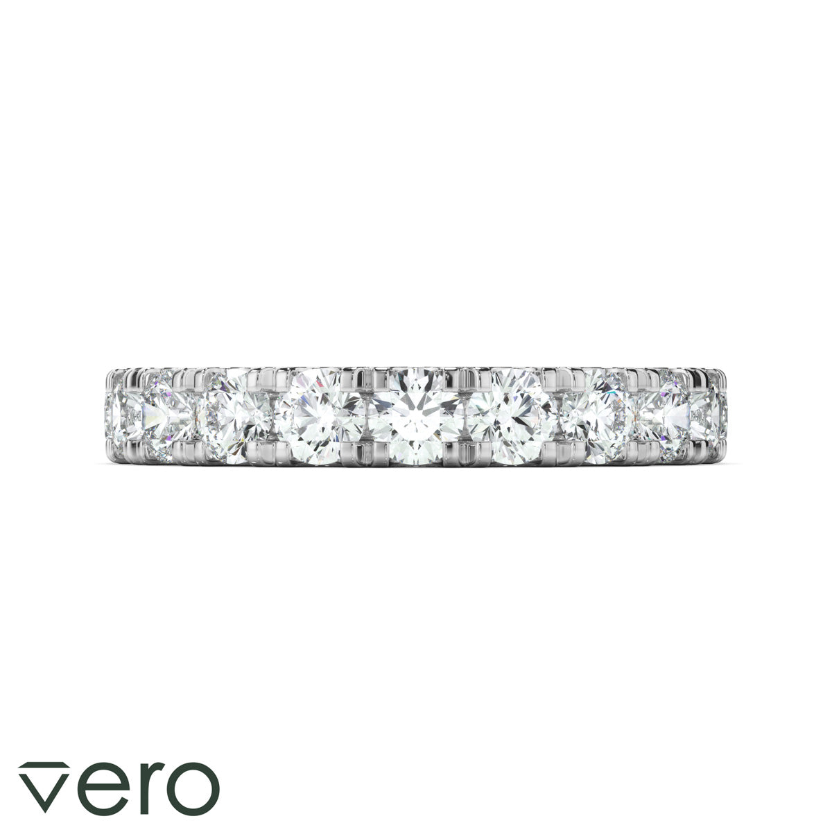 1.9ct Round Brilliant Cut Lab Grown Diamond Anniversary Ring